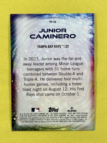 2024 Topps Stadium Club Chief Fantasy Professionals and Power Packed Inserts - Picture 32 of 36