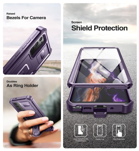 Funda Dexnor para Samsung Galaxy Note 20 5G resistente cubierta resistente con soporte - Imagen 52 de 57