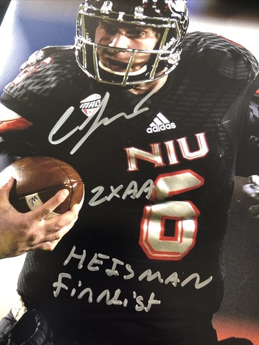 Jordan Lynch NIU Northern Illinois Huskies signiertes Auto 11 x 14 Foto ~ JSA Zeuge - Bild 2 von 6