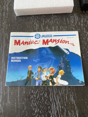 Maniac Mansion NES Nintendo komplett CIB mit Handbuch und Poster sehr schön - Bild 5 von 19