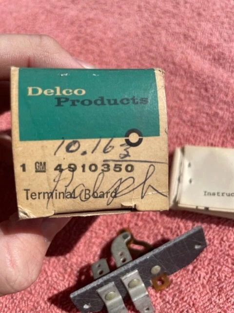 Chevrolet Pickup Truck C10 C20 1962-1966 placa de motor limpiaparabrisas 1 velocidad #4910350 Foto 2 de 4