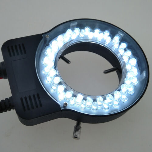 Interruptor iluminador LED 52 luz anillo microscopio alimentado por USB montaje de diámetro de 2,36" - Imagen 2 de 11