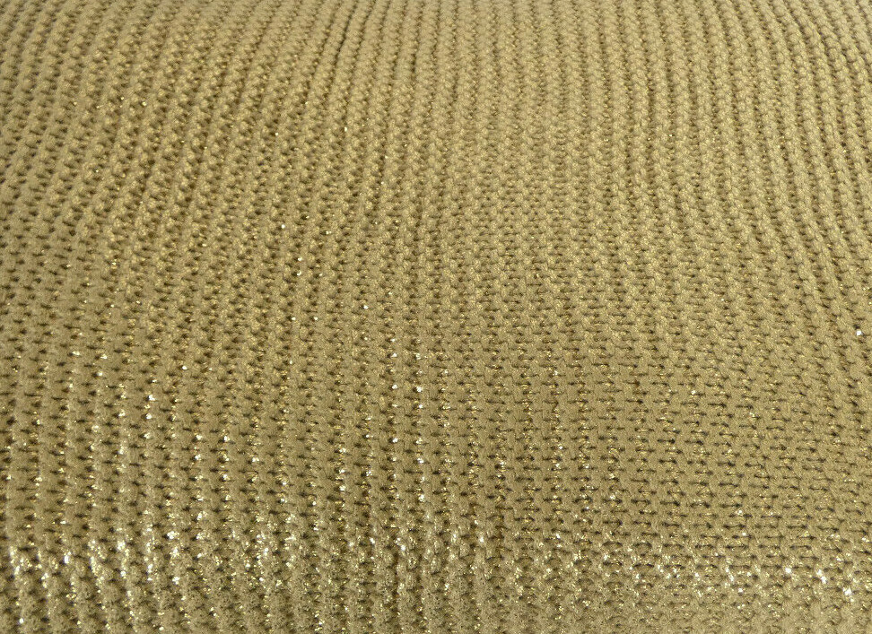 Kuscheldecke Wohndecke Sofadecke Tagesdecke Decke Strick Glitzer Gold