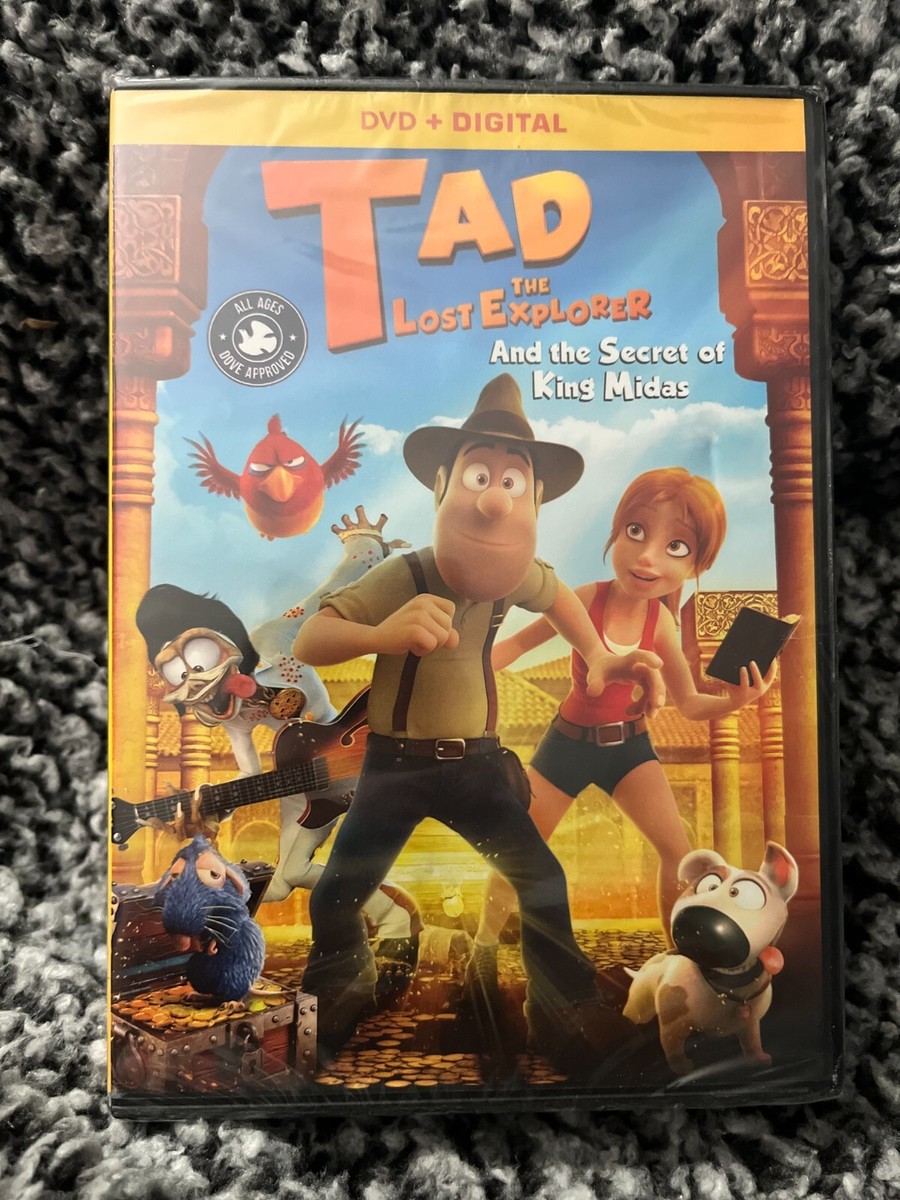 TAD THE LOST EXPLORER AND THE SECRET OF KING MIDAS DVD 2017