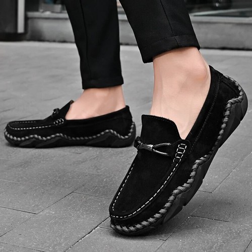 Moda Zapatos Informales Para Hombre Mocasines Mocasines Transpirables Antideslizantes Zapatos para Caminar - Imagen 15 de 24