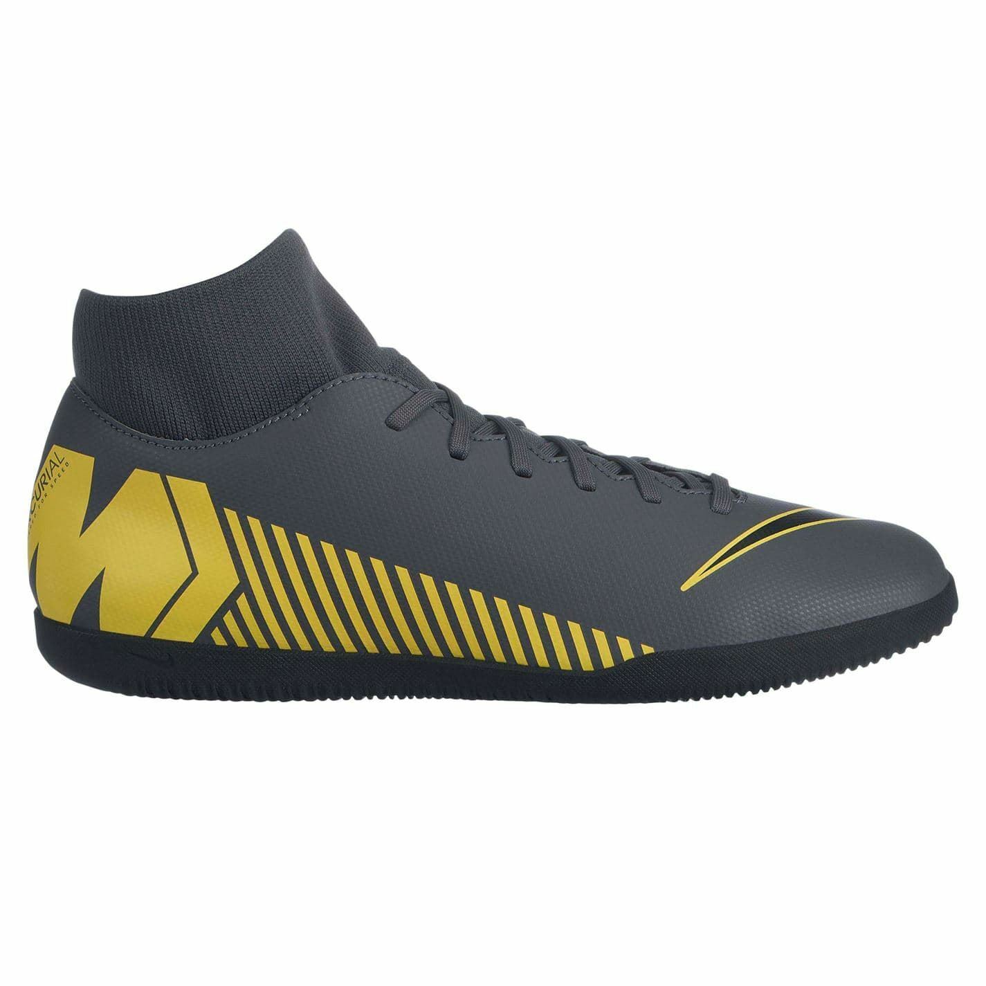 Nike Mercurial Superfly Club DF Indoor Football Stiefel Mens grau Gelb Nike Mercurial Superfly Club DF Indoor Football Stiefel Mens grau Gelb