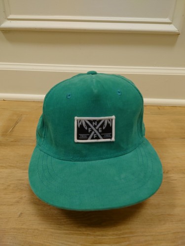 Neff Corduroy Hat Mint Blue Snapback OS Adjustable Strap 6 Panel 100% Cotton - 第 3/12 張圖片