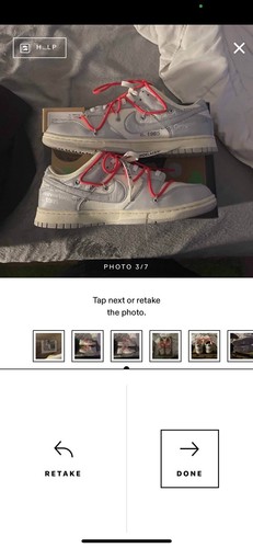 Off-white Dunk Low Lot 6 - Picture 2 of 7