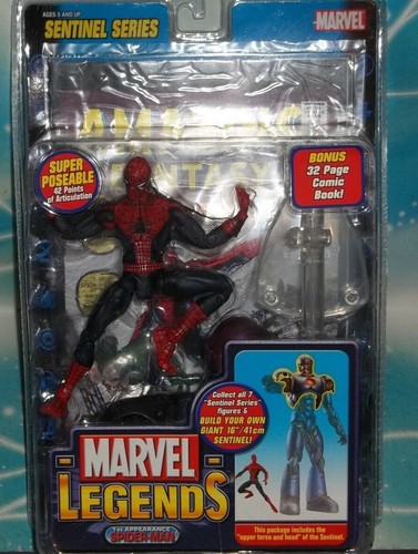 FIGURA DE HOMBRE ARAÑA SERIE CENTINELA LEYENDAS DE MARVEL PRIMERA APARICIÓN TOY BIZ 2005 - Imagen 1 de 5