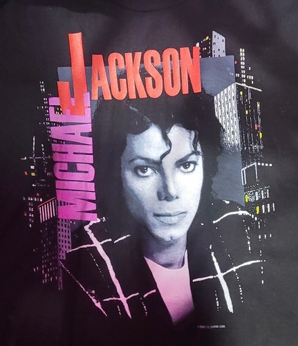 Vintage 1988 Michael Jackson 'Bad Tour' Concert T Shirt Size XL 46-48 Never Worn - Picture 3 of 10