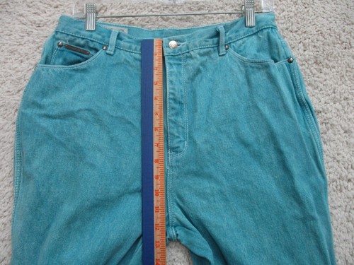 VINTAGE Gloria Vanderbilt For Murjani Jeans 16 Girls Size Blue Denim Mom Fit 90s - Picture 6 of 15