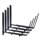 1 Set of Balcony Planter Hanger Metal Hanging Planter Bracket Iron Brackets for