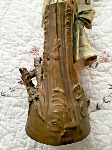 Ernst Wahliss Turn Wien Austria Porzellan 1900er Jugendstil Jungfrau Statue  - Bild 7 von 9