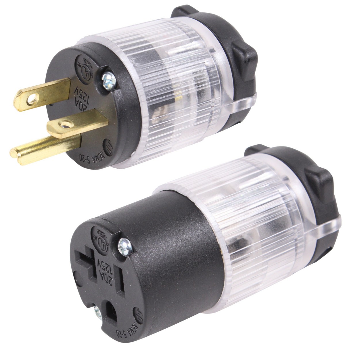 Male Female Plug Connector Replacement Lighted Cord Repair