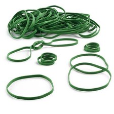 Rubber Bands 33: 33 Size, Light Green, 100 Count.