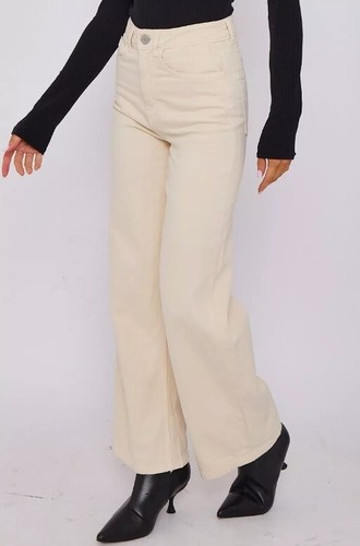Womens M&S Wide Leg Jean Classic High Waisted Soft Denim Stretch Marks RRP £35 - Picture 20 of 37
