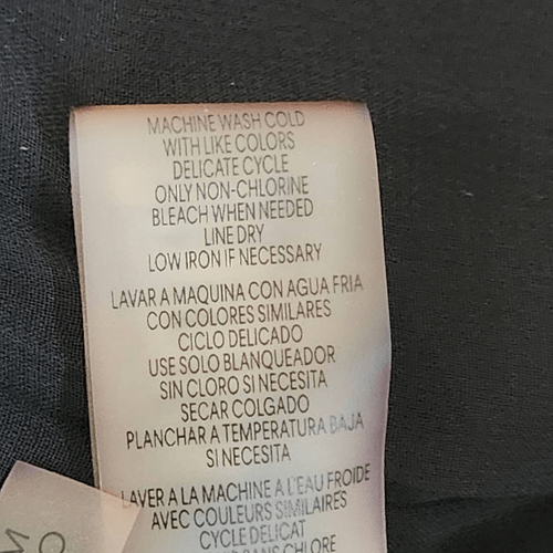 Chemisier noir Calvin Klein avec manches cloche neuf sans étiquette taille XS Calvin Klein haut noir - Photo 9/10