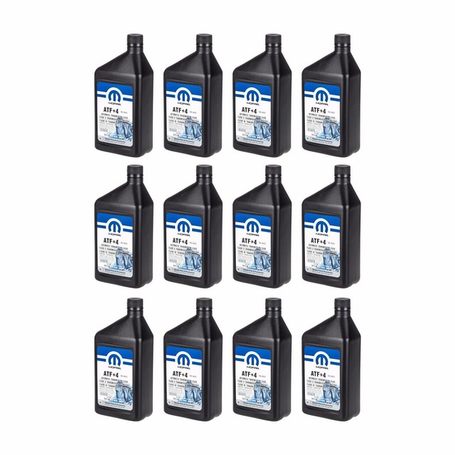JEEP DODGE CHRYSLER ATF+4 AUTOMATIC TRANSMISSION FLUID CASE OF 12