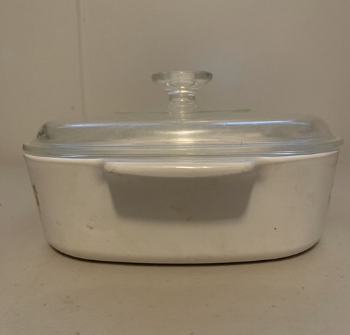 Vtg 2 Qt Corning Ware A-2-B Spice of Life La Marjolaine 22 Casserole Dish w/ Lid - Picture 2 of 12