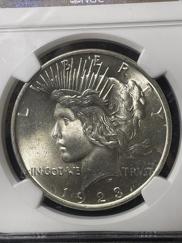 1923-P Philadelphia Peace Silver Dollar S$1 NGC MS65