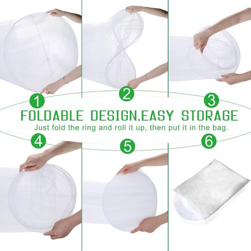 Luxuriöser Kuppel Moskitonetz Betthimmel - einfache Installation & elegante Dekoration - Bild 9 von 11