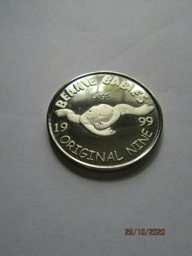 TY BEANIE BABIES 1999 ORIGINAL NINE - OFFICIAL CLUB - TWO TONE - GOLD COINS - Picture 16 of 39