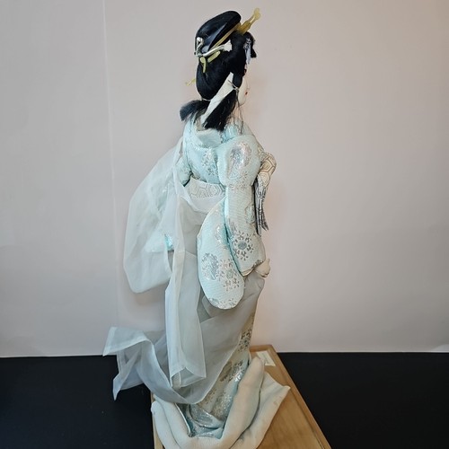 Vintage Nishi Geisha Standing Doll 18" Snow Queen Kimono Japanese Figurine - Picture 12 of 12
