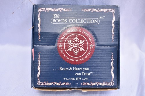 "RAR" 1998 BOYDS BEARS AND FRIENDS - GLASSCHMIED SAMMLUNG WEIHNACHTSSCHMUCK - Bild 3 von 9