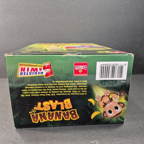 2019 Banana Blast Pull Bananas Until Monkey Jumps Game Goliath Complete Kids - Picture 11 of 11