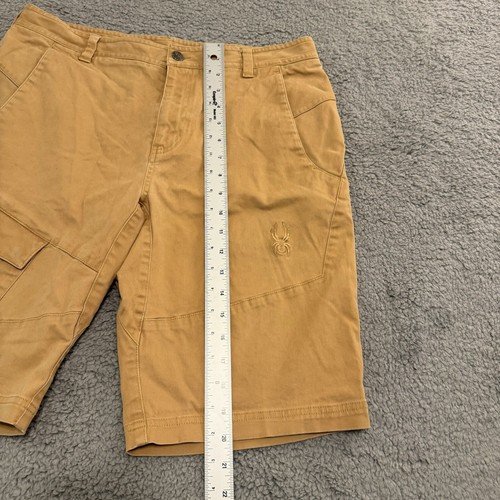 Spyder Men’s Khaki Hiking Shorts Camping Outdoor Size 32 USA Golf Preppy - Picture 7 of 12