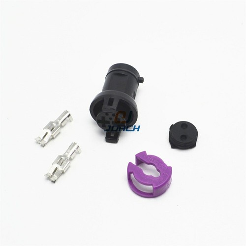 10 sets 2 pin 6.3 series VW round fog lights plugs wire connector 813 972 923 - Picture 5 of 6