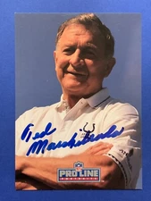 TED MARCHIBRODA (Dec) Signed 1992 Pro Line #430 Baltimore Colts Autograph Auto
