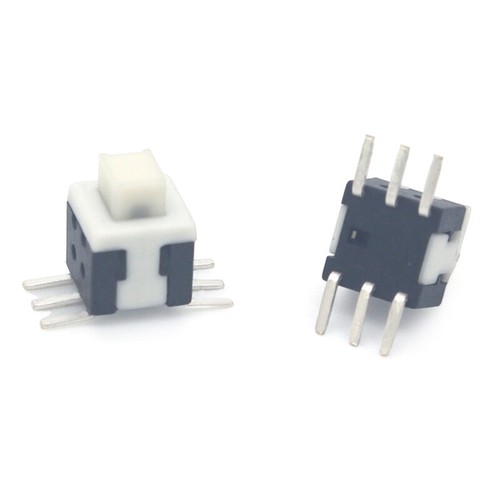100 pz 5.8 * 5.8mm autobloccante push tattile kit microinterruttore di alimentazione 2 3 6 pin interruttori a pulsante 5.8x5.8 (Color : SMD 6pin high 100 pz 5.8 * 5.8mm autobloccante push tattile kit microinterruttore di alimentazione 2 3 6 pin interruttori a pulsante 5.8x5.8 (Color : SMD 6pin high
