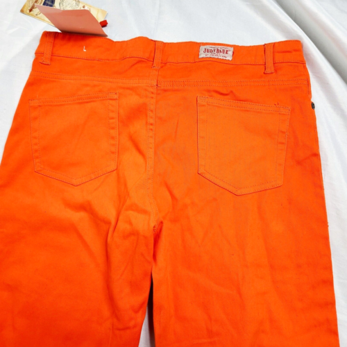 Judy Blue Womens Size 9 Skinny Cotton Twin Skinny Pants 28x31 Orange JB8512 -NWT - Picture 5 of 14