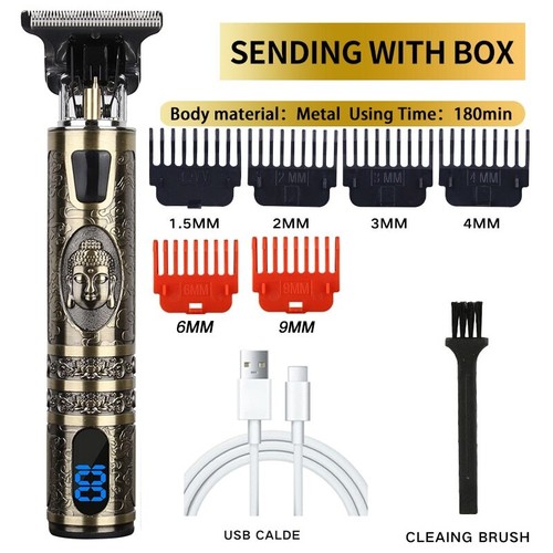 Professional Hair Clipper Trimmer Cutting Beard Cordless Shaving Machine Barber - Picture 11 of 37