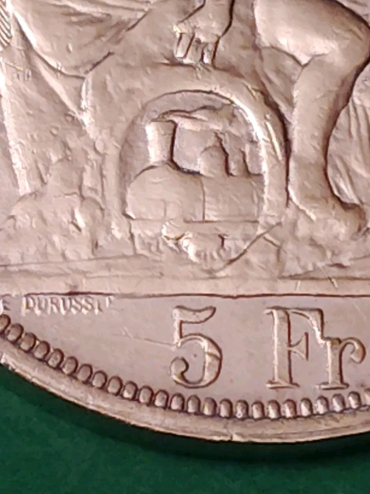 Switzerland Federal State 1883 Solid Silver Commemorative MedalThaler 26.2 Grams - Image 4 of 4