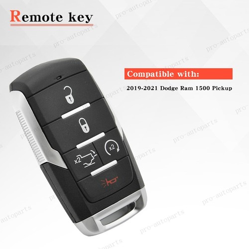 Llavero remoto inteligente 5-BTN 68442909 OHT-4882056 para Ram 1500 2019 2020 2021 2022 - Imagen 5 de 9