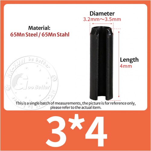 Ø 1,5mm bis 12mm Schlitz Spannstifte Spannhülsen 65 Manganstahl DIN 1481 - Bild 58 von 164