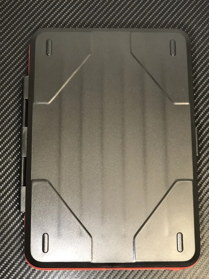 Heavy Duty Hybrid Hard Protective 360 Rotating Stand Case iPad mini 1 2 3 - RED - Image 3 of 4