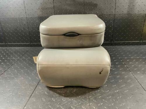 07-09 Dodge Ram 3500 gris tela consola central asiento de salto cuero tapa reposabrazos - Imagen 3 de 8