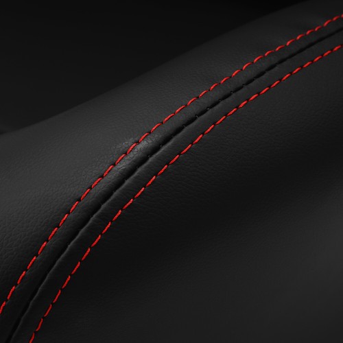 Universal 1 Pair Black OBS Style Seats Reclinable PVC Leather Car Seats - Picture 9 of 9