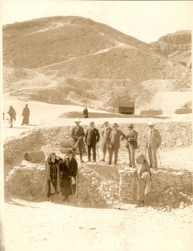 GA256 ca. 1920er Orig Foto GRAB KÖNIG TUTANCHAMUN TAL KÖNIGE LUXOR ÄGYPTEN