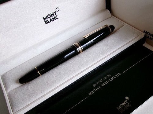 Montblanc Meisterstuck 146 Le Grand Fountain Pen 14K Nib - 第 1/13 張圖片