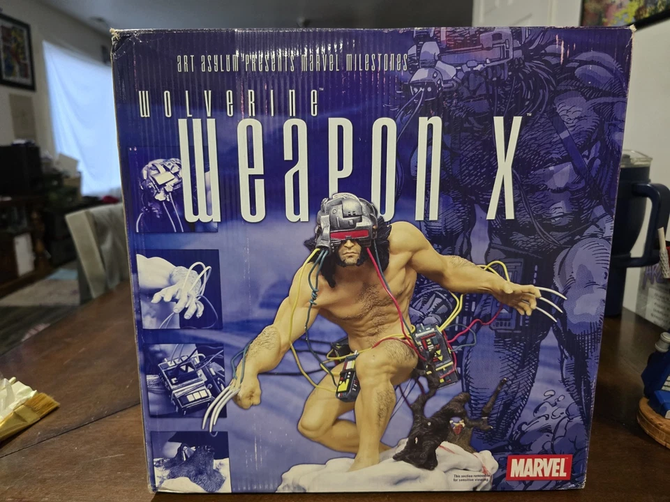 Wolverine ARMA X X-men Estatua 105/2500 Arte Asilo Marvel Hitos Regalo MCU Foto 4 de 4