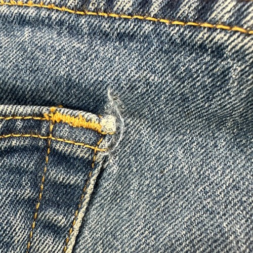 Levis 501 Jeans Men 36x30 Blue Dark Wash Straight Leg Fit Button Fly Modern - Picture 11 of 14