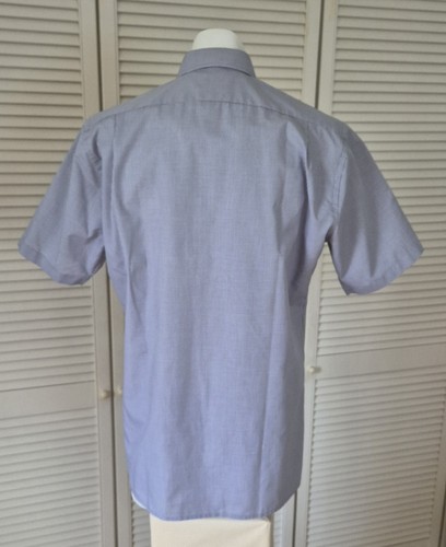 Olymp Luxor Kurzarm Hemd, Gr. 40, M, Modern Fit, Minikaro Grau - Bild 2 von 3
