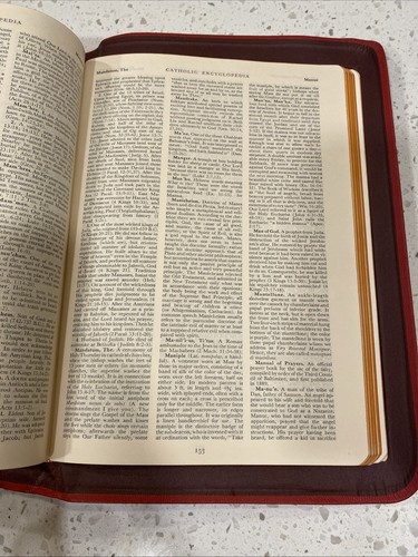 Stechpalme Bibelausgabe roter Ledereinband Katholische Presse Stechpalmenbibel 1951 - Bild 22 von 24