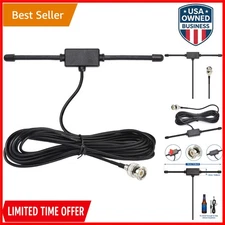 Scanner Antenna Adhesive Mount Car Vehicle VHF UHF 20MHz-1300MHz