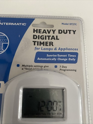 NEW Intermatic Heavy Duty Timer for Lamps & Accessories Model DT27C - Picture 4 of 4