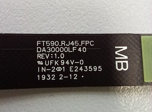 Lenovo Thinkpad T590 P53s Lan Ethernet Board mit Kabel NS-B905 DA30000LF30 - Photo 6/6